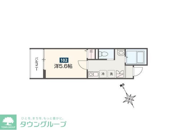 MELDIA東村山の物件間取画像